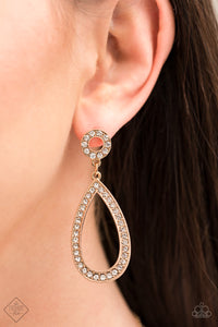 Regal Revival - Gold Earrings - Paparazzi