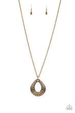 Load image into Gallery viewer, Glitz and Grind- Brass Necklace - Paparazzi