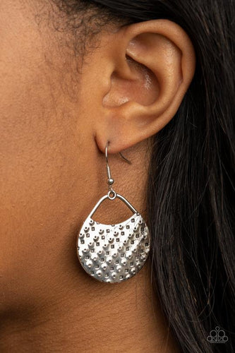 I'm Sensing A Pattern Here - Silver Earrings - Paparazzi