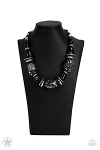 In Good Glazes - Black  Necklace - Paparazzi