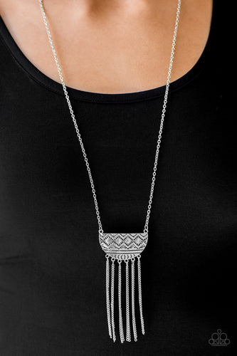 Incredibly Incan - Silver Necklace - Paparazzi