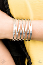 Load image into Gallery viewer, Keep Them On Edge - Silver Bracelet - Paparazzi