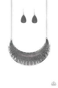 Large As Life - Silver Necklace - Paparazzi