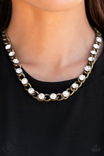 Load image into Gallery viewer, Major Moxie - Brass Necklace - Paparazzi