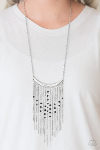 Runaway Rumba - Black Necklace - Paparazzi