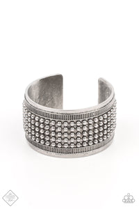 Bronco Bust - Silver Bracelet - Paparazzi