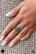 Load image into Gallery viewer, Stacked Odds - Silver Ring - Paparazzi