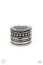 Load image into Gallery viewer, Stacked Odds - Silver Ring - Paparazzi