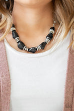 Load image into Gallery viewer, Stunningly Stone Age - Black Necklace - Paparazzi