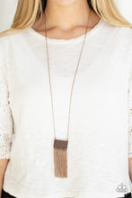 Load image into Gallery viewer, Totally Tassel - Copper Necklace - Paparazzi