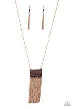 Load image into Gallery viewer, Totally Tassel - Copper Necklace - Paparazzi