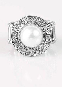 Vow To Wow - White Ring - Paparazzi