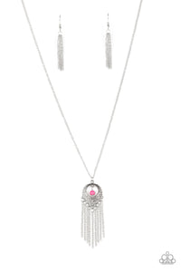 Western Weather - Pink Necklace - Paparazzi