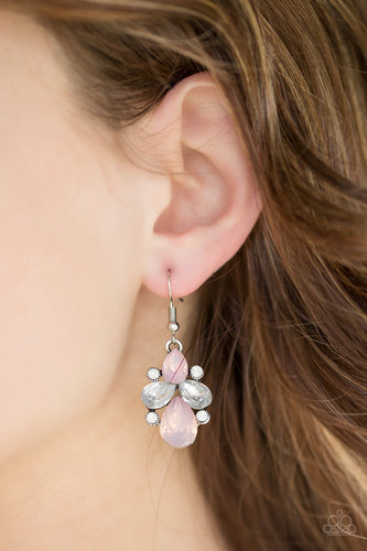 Wonderland Waltz - Pink Earrings - Paparazzi