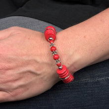 Load image into Gallery viewer, Sagebrush Serenade - Red Bracelet - Paparazzi