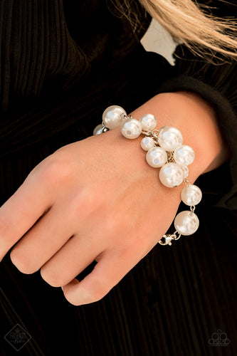 Girls in Pearls - White Bracelet - Paparazzi