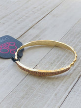 Load image into Gallery viewer, Just SPARKLE and Wave- Gold Bracelet - Paparazzi