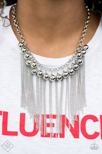 Powerhouse Prowl - Silver Necklace - Paparazzi