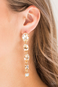 Red Carpet Radiance - Gold Earrings - Paparazzi