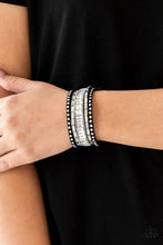 Load image into Gallery viewer, Rock Star Rocker - Black Bracelet - Paparazzi