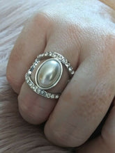 Load image into Gallery viewer, Radiating Riches - White Ring - Paparazzi