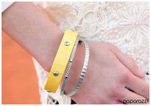 Load image into Gallery viewer, Shiny Happy People - Yellow Bracelet - Paparazzi