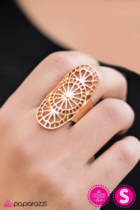 The WHEEL To Do Wonders – Gold Ring - Paparazzi