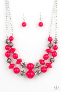 Upscale Chic - Pink Necklace - Paparazzi