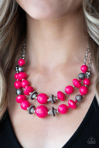 Upscale Chic - Pink Necklace - Paparazzi