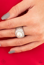 Load image into Gallery viewer, Wall Street Whimsical - White Ring - Paparazzi