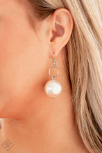 Load image into Gallery viewer, Wall Street Welcome Party - White Earrings - Paparazzi